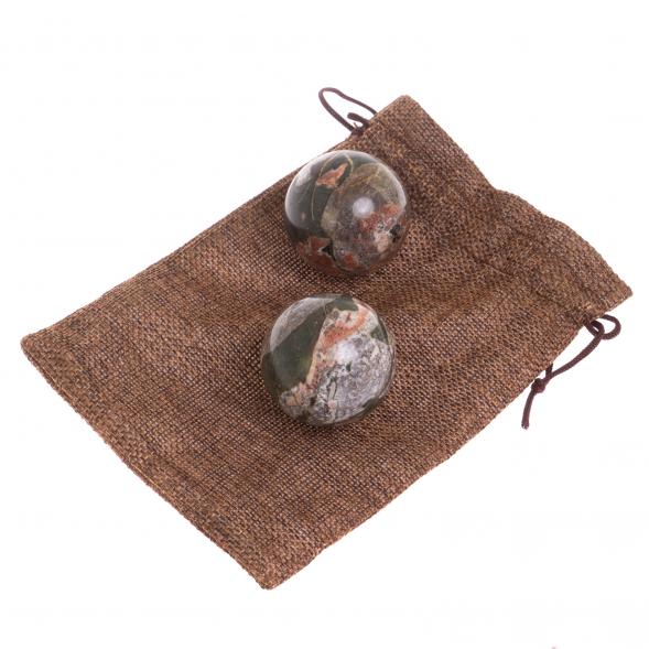 Шары для массажа 4,5 см 2 шт из креноида 125170