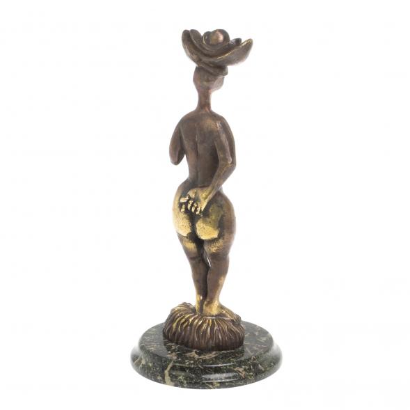 Статуэтка из бронзы и змеевика &amp;quot;Банщица&amp;quot; 126925