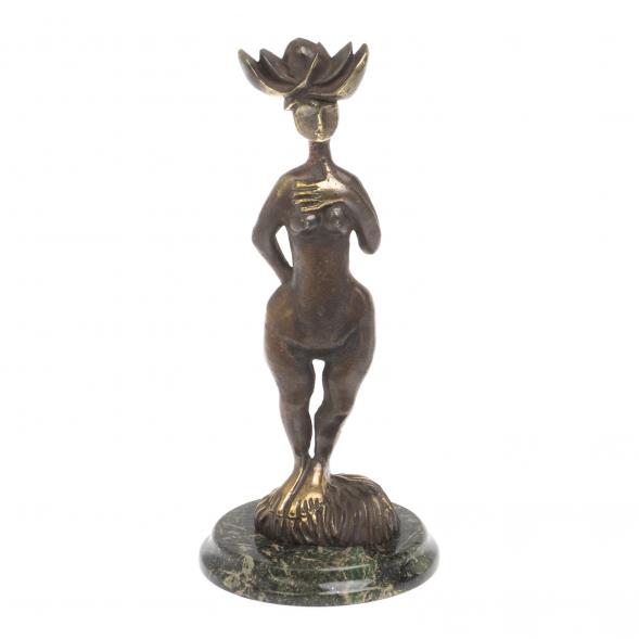 Статуэтка из бронзы и змеевика &amp;quot;Банщица&amp;quot; 126925