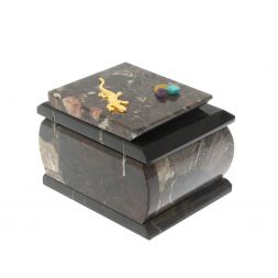 Шкатулка из камня конгломерат "Оригинал"