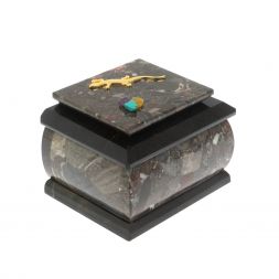 Шкатулка из камня конгломерат "Оригинал"