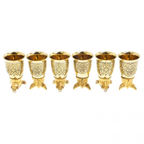 Стопки перевертыши &amp;quot;Кабан&amp;quot; набор 6 шт Златоуст 123669