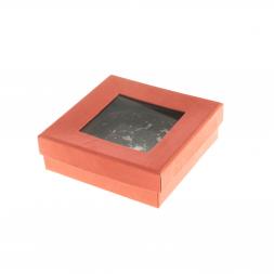 Зеркало круглое с накладкой из флогопита цвет золото