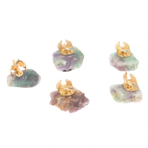 Сувенир из флюорита &amp;quot;Дракончик на монетах&amp;quot; 126844