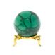 Шар из малахита диаметром 3,7 см 128566