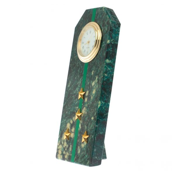 Часы-погон &amp;quot;Капитан прокуратуры РФ&amp;quot; камень змеевик 129164