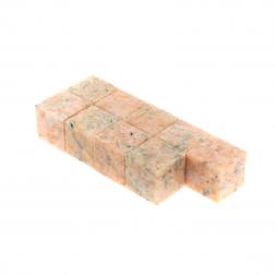 Камни для виски 9 кубиков из розового мрамора в подарочной коробке