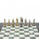 Шахматы &amp;quot;Римляне&amp;quot; фигуры золото / серебро доска 28х28 см из мрамора и змеевика 127718