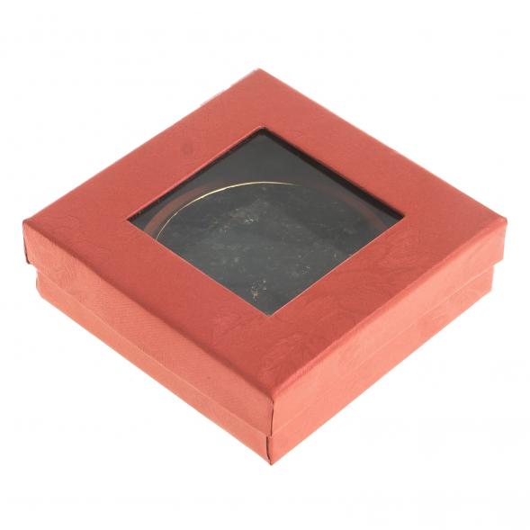 Зеркало круглое из камня мусковит цвет золото 122782