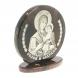 Икона настольная &amp;quot;Казанская БМ&amp;quot; камень обсидиан 6х2,5х6,5 см 123019