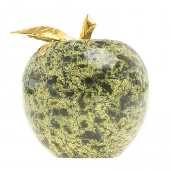 Сувенир &amp;quot;Яблоко&amp;quot; среднее камень змеевик 6х6,5 см 113749