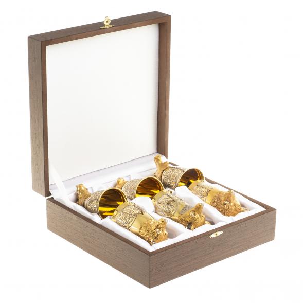 Стопки перевертыши &amp;quot;Лесные звери&amp;quot; набор 6 шт Златоуст 123672