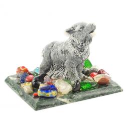 Сувенир "Волчонок" из мрамолита