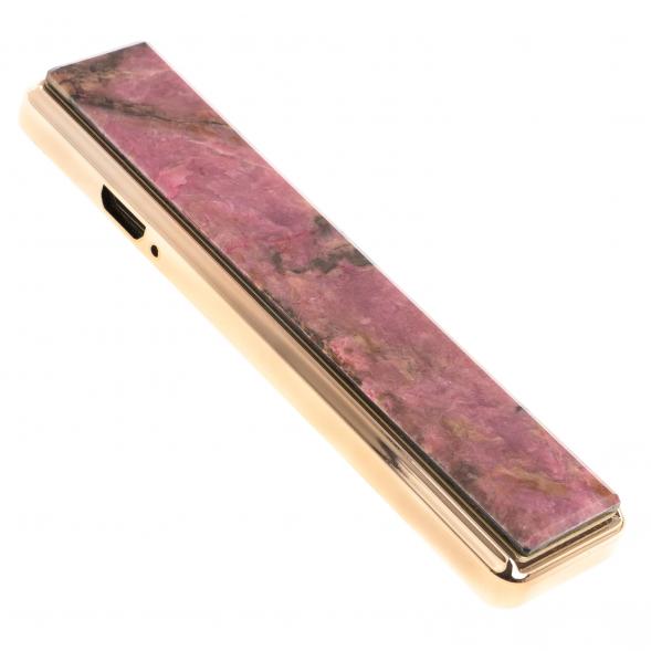 Электронная зажигалка камень родонит зарядка USB 123219