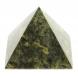 Пирамида 5х5х4,5 см камень змеевик 113750