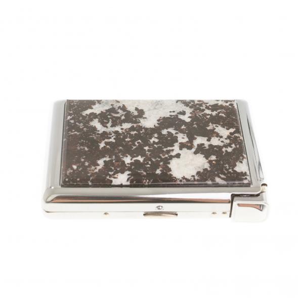 Портсигар на 20 сигарет с зажигалкой камень флогопит 124211