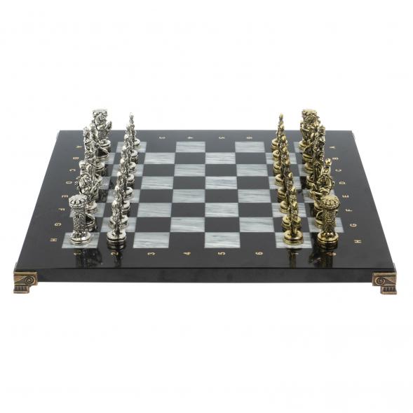 Шахматы &amp;quot;Рыцари&amp;quot; доска 36х36 см / серый мрамор 127950