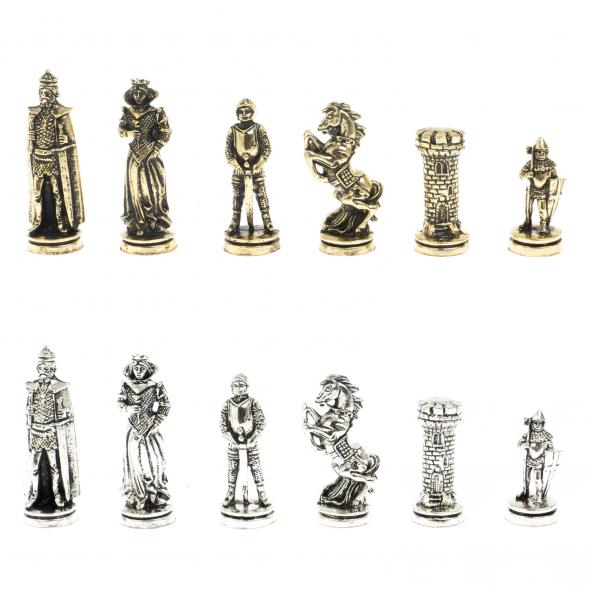 Шахматы &amp;quot;Рыцари&amp;quot; доска 36х36 см / серый мрамор 127950