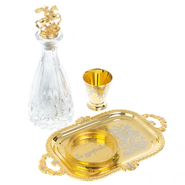 Водочный набор &amp;quot;Георгий Победоносец&amp;quot; Златоуст 128942