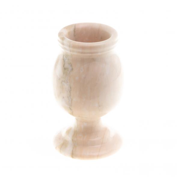 Ваза из газганского мрамора 9х9х16 см 124522