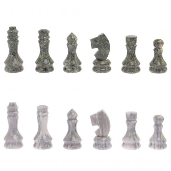 Шахматы с гравировкой &amp;quot;Греческий орнамент&amp;quot; 40х40 см гранит 125955