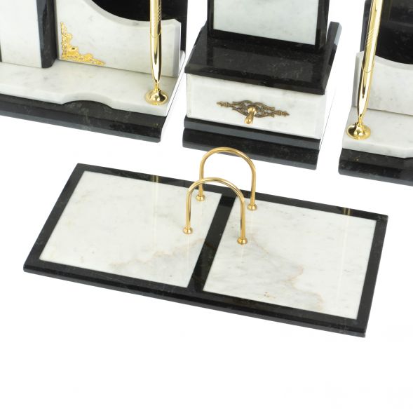 Настольный прибор из камня &amp;quot;Горный орел&amp;quot; мрамор 128426