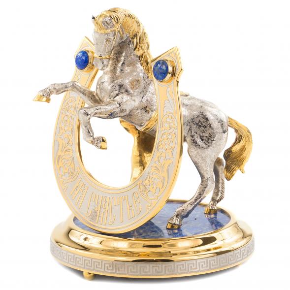 Сувенир &amp;quot;Подкова на удачу&amp;quot; лазурит 116111