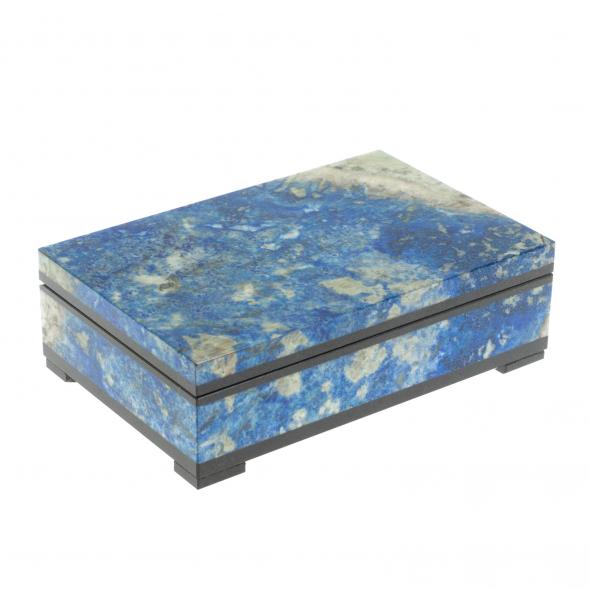 Шкатулка из иркутского лазурита 14,5х10х4,5 см 129445