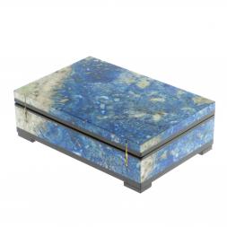 Шкатулка из иркутского лазурита 14,5х10х4,5 см