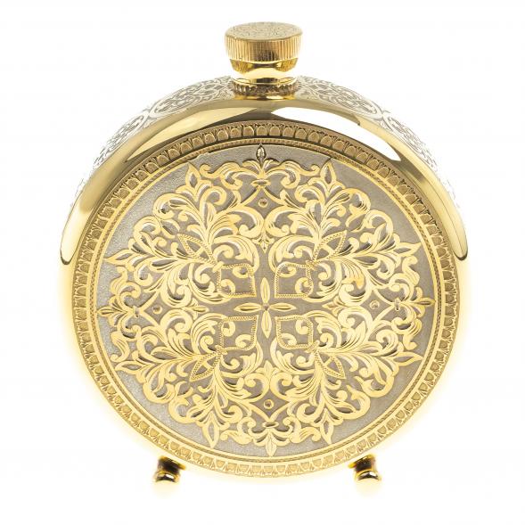 Подарочный набор &amp;quot;Медведь&amp;quot; фляжка и 3 стопки перевертыша Златоуст 123679