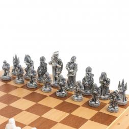 Шахматный ларец "Средневековье" доска бук 43,5х43,5 см