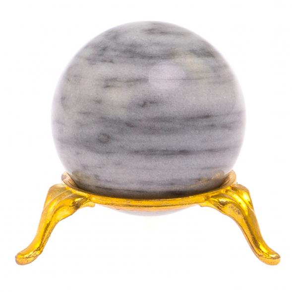 Шар из серого мрамора 4,5 см 125568