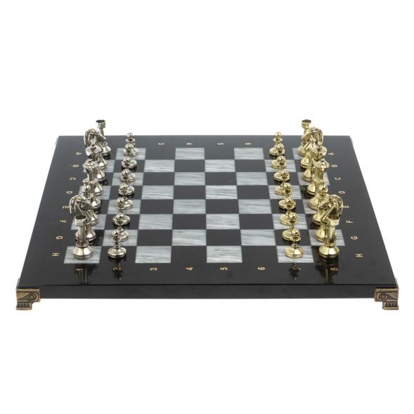 Шахматы подарочные &amp;quot;Стаунтон&amp;quot; доска 36х36 см / серый мрамор 127953