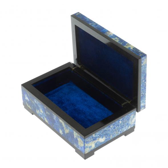 Шкатулка из лазурита 12,5х7,5х5 см 129446