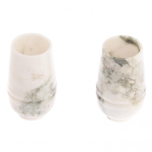 Набор стаканов &amp;quot;Семья&amp;quot; из газганского мрамора 2 шт 6,5х11 см 125878