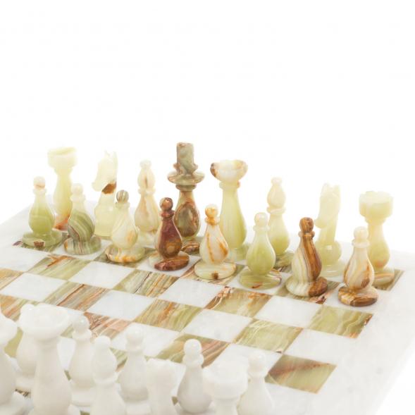 Шахматы из оникса &amp;quot;Стандарт&amp;quot; доска 30х30 см люкс оникс мрамор 127325