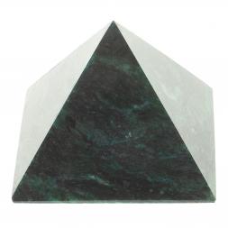 Пирамида 4,5х4,5х4 см камень змеевик