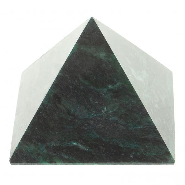 Пирамида 4,5х4,5х4 см камень змеевик 113845