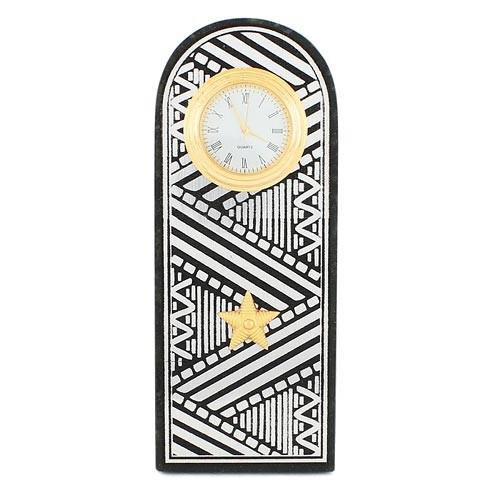 Часы &amp;quot;Погон генерал&amp;quot; цвет серебро камень змеевик овал 113530