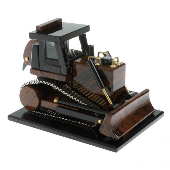 Сувенир &amp;quot;Трактор-бульдозер&amp;quot; из обсидиана 128351