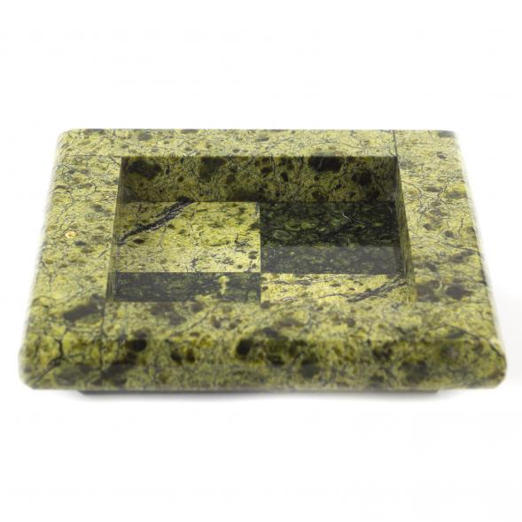 Подарочный набор Пепельница с зажигалкой из змеевика 120985