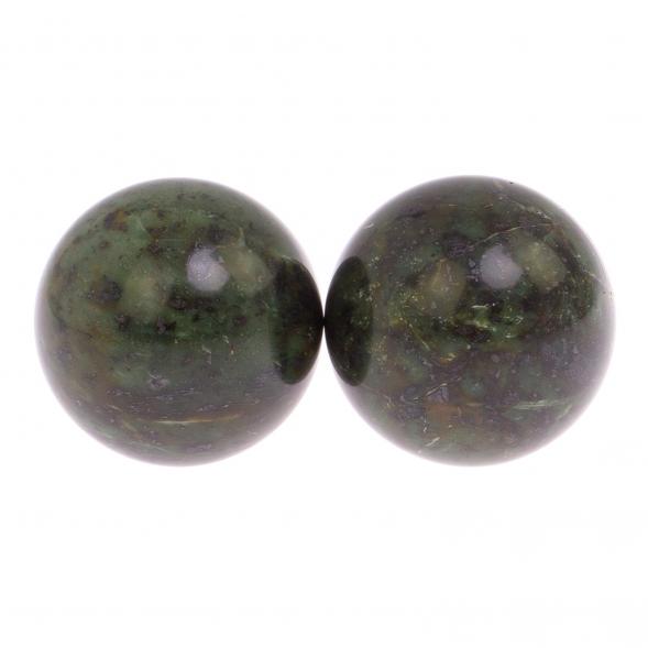 Нефритовые шары для массажа 5,5 см 2 шт 125182