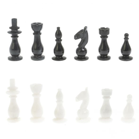 Шахматы из мрамора &amp;quot;Классические&amp;quot; люкс доска 30х30 см 127327