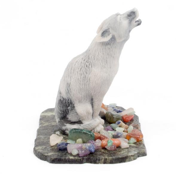 Сувенир из мрамолита &amp;quot;Волк&amp;quot; 116344