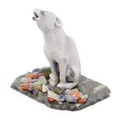 Сувенир из мрамолита "Волк"