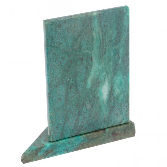 Икона с подсвечником Семистрельная малая из змеевика 9,5х9,5х10 см 126030