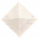 Пирамида из белого мрамора 11,5х11,5х8,5 см 126397