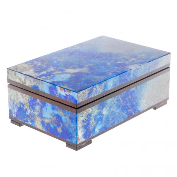 Шкатулка из иркутского лазурита 11х7х4 см 122265