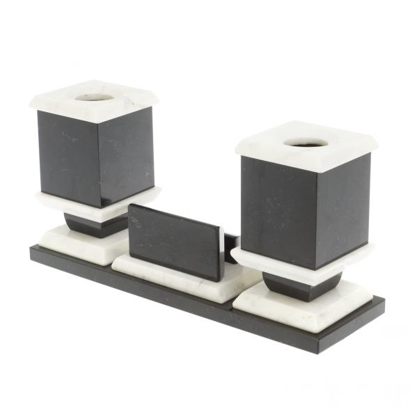 Офисный набор с подставкой для телефона из мрамора 127250