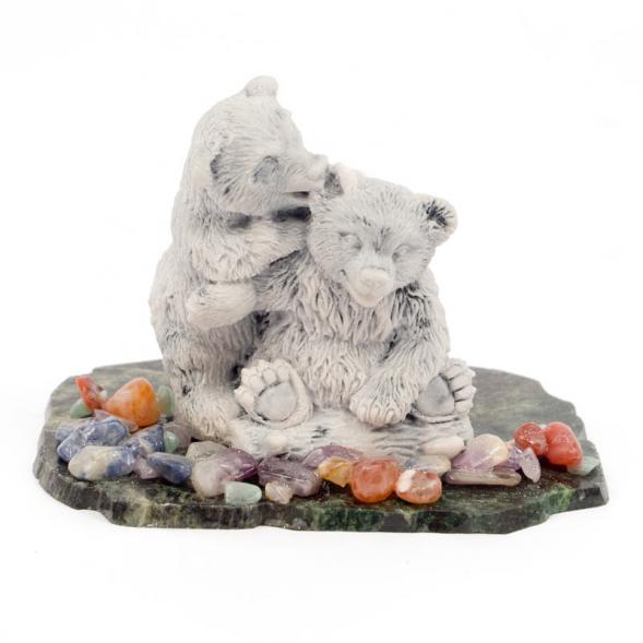 Сувенир из мрамолита &amp;quot;Медвежата&amp;quot; 116347